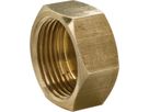 Messing-Kappe 1" flachdichtend, ohne Dichtung - Messing-Gewindefittings