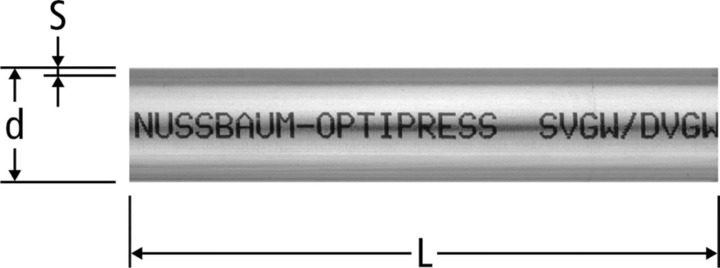 Edelstahlrohre NUSSBAUM Optipress