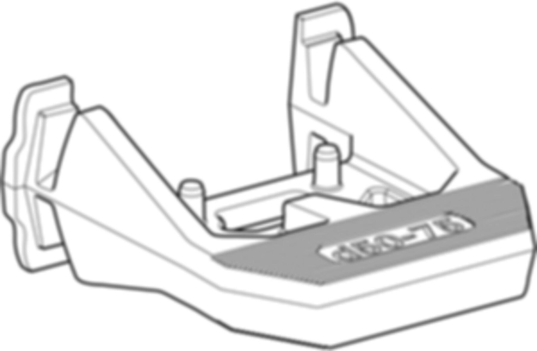 FlowFit Träger für PowerTest 16-40mm 690.937.00.1 - Geberit Werkzeuge und Zubehör