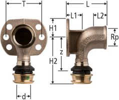 Armaturenanschlüsse NUSSBAUM Optiflex-Flowpress