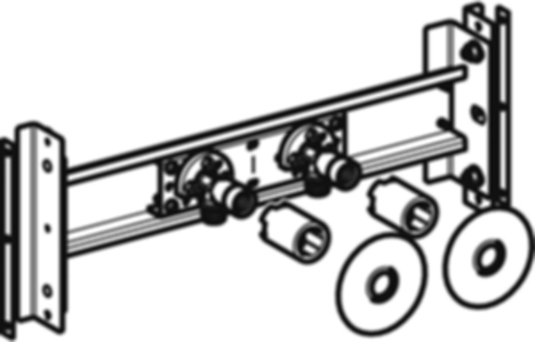 Armaturenplatte für Bade- und Duschen- armaturen 111.786.00.1 - Geberit-Duofix