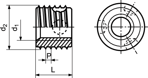 Ensat® Typ 337 kurz St vzg BN4874 M6 - Bossard Schrauben