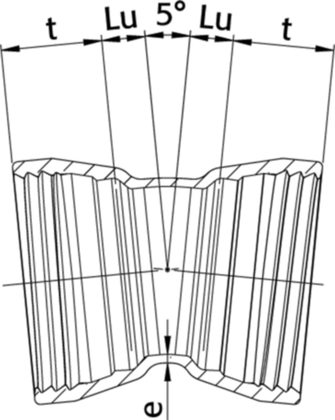 SM-Bogen 2M  MMK 5°, mit Gleit- und Dichtring DN 200 - Wild Schraubmuffenformstücke