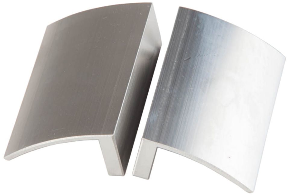 Alu-Schraubstockbacken 135 mm, glatt - Spannwerkzeuge