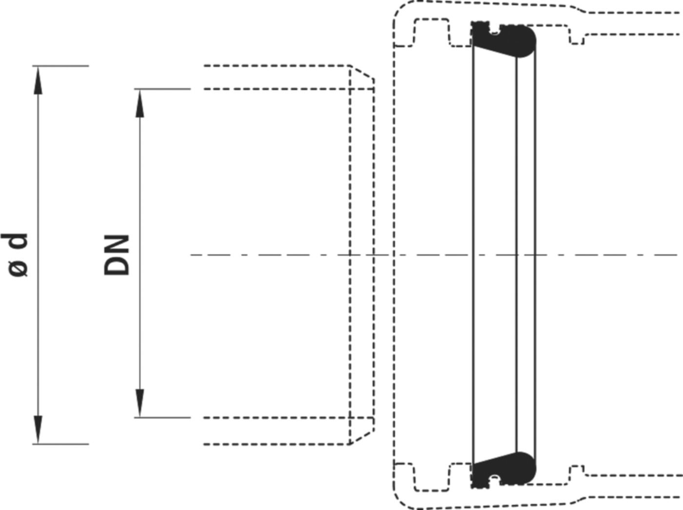 Tyton-Dichtung Baio für Gas 5395 DN 300 - Hawle Armaturen