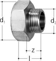 Übergangsstücke reduziert +GF+ JRG