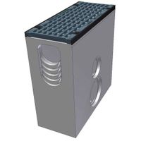 mit Gussrost D400 Einlaufkasten