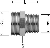 Doppelnippel NUSSBAUM Optiflex