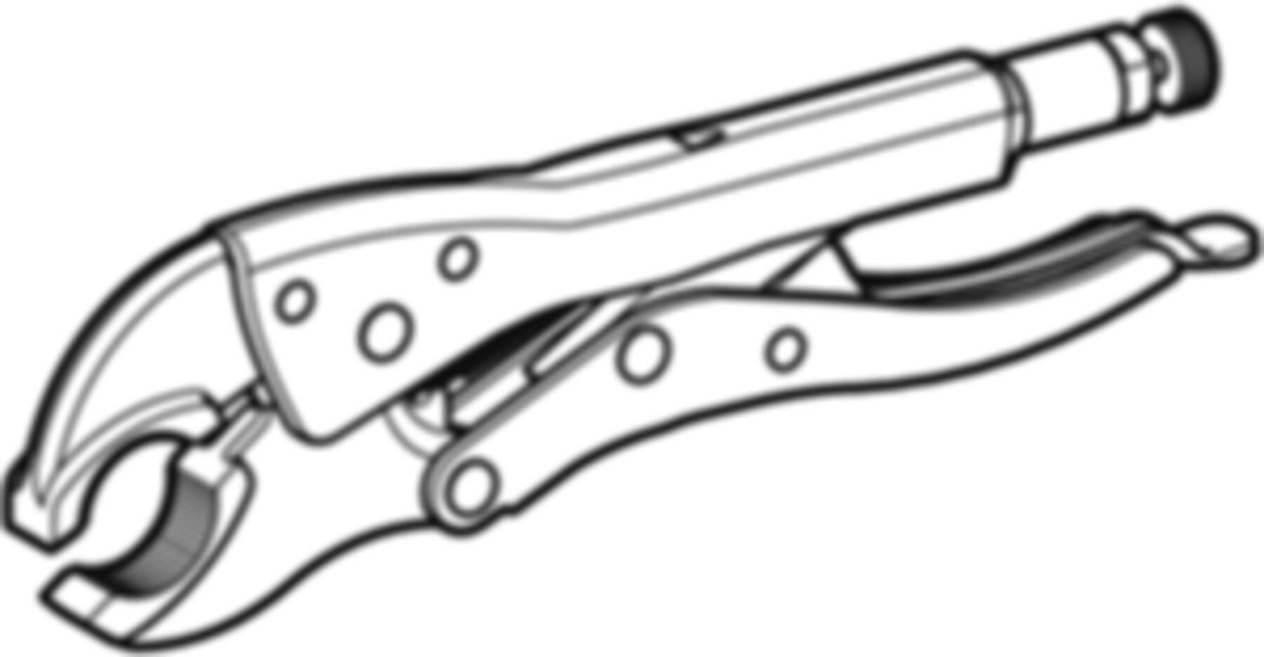 Rohrhaltezange 14/16/20mm 650.922.00.2 - Geberit-Push Fit-Werkzeuge