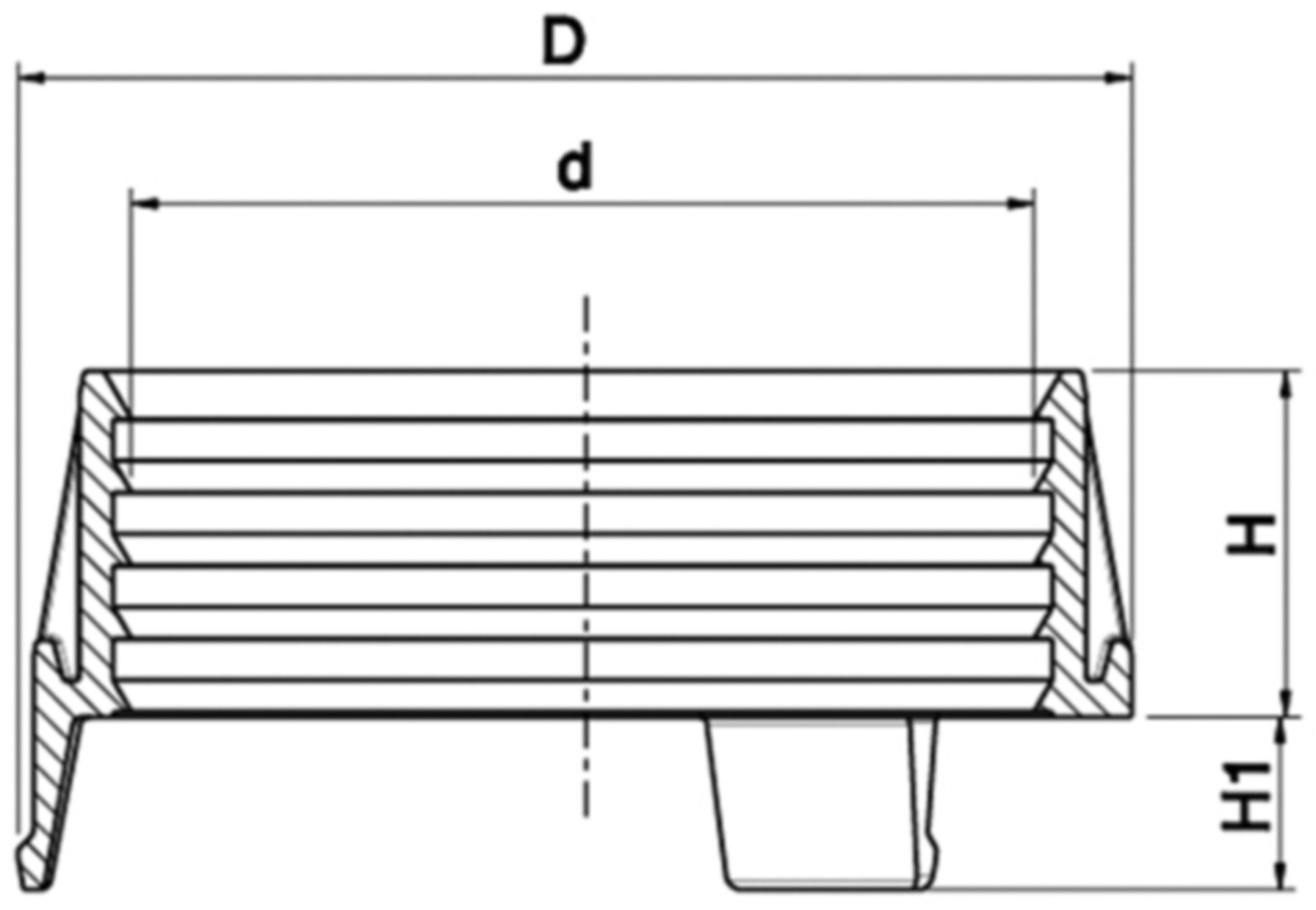 Klemmring (POM) 87003 d 90mm - Plasson-Klemmfittinge