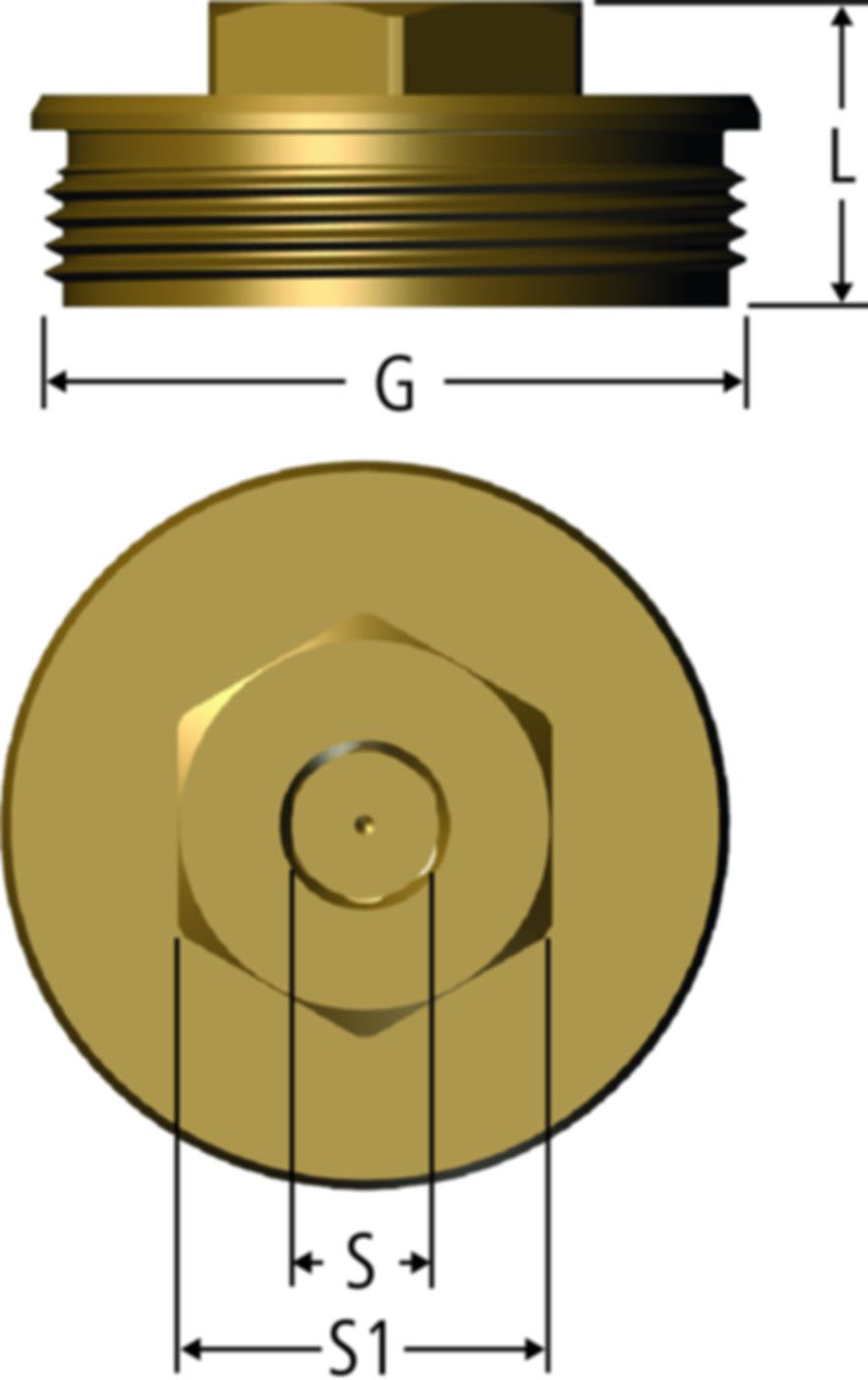 Verschlusszapfen NUSSBAUM