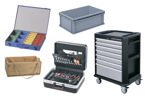 Werkzeug- und Sortimentskoffer, Behälter