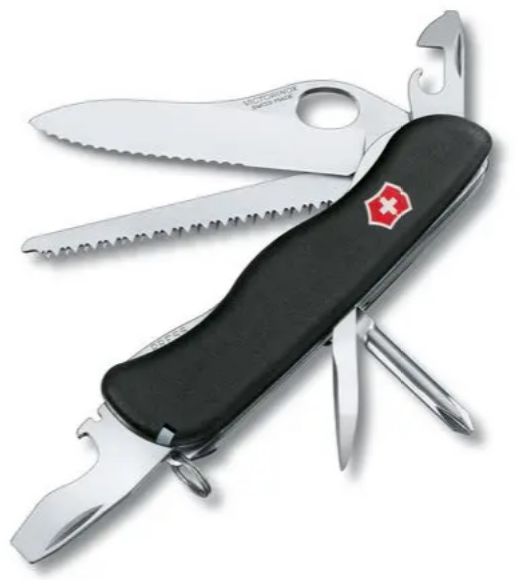 VICTORINOX Taschenmesser Trailmaster, schwarz, 0.8463.MW3 - Heften, Schneiden