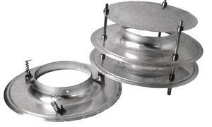 Chromstahl 3D ohne Anschl. 100 mm - Sairlift Kaminhüte