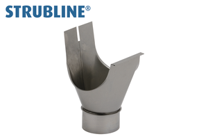 Rinnenstutzen kurz 250/ 60 mm 160 - Cr-Ni Spenglereihalbfabrikate