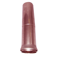 Schiebestück mit Laubsieb 75 mm 276 "Anti-Laub" mit Rosette 75/92 mm - Kupfer Spenglereihalbfabrikate