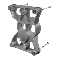 Montagehalter z/allen Anschliessgarnit. AF 260.038.000 / FE 84 - AF Blitzschutz-Erdungszubehör