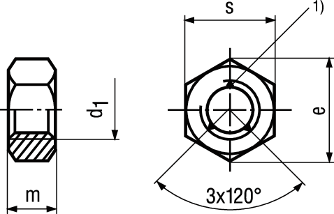 Sich-Mu Ganzmetall INOX A2 BN5242 M4 - Bossard Schrauben