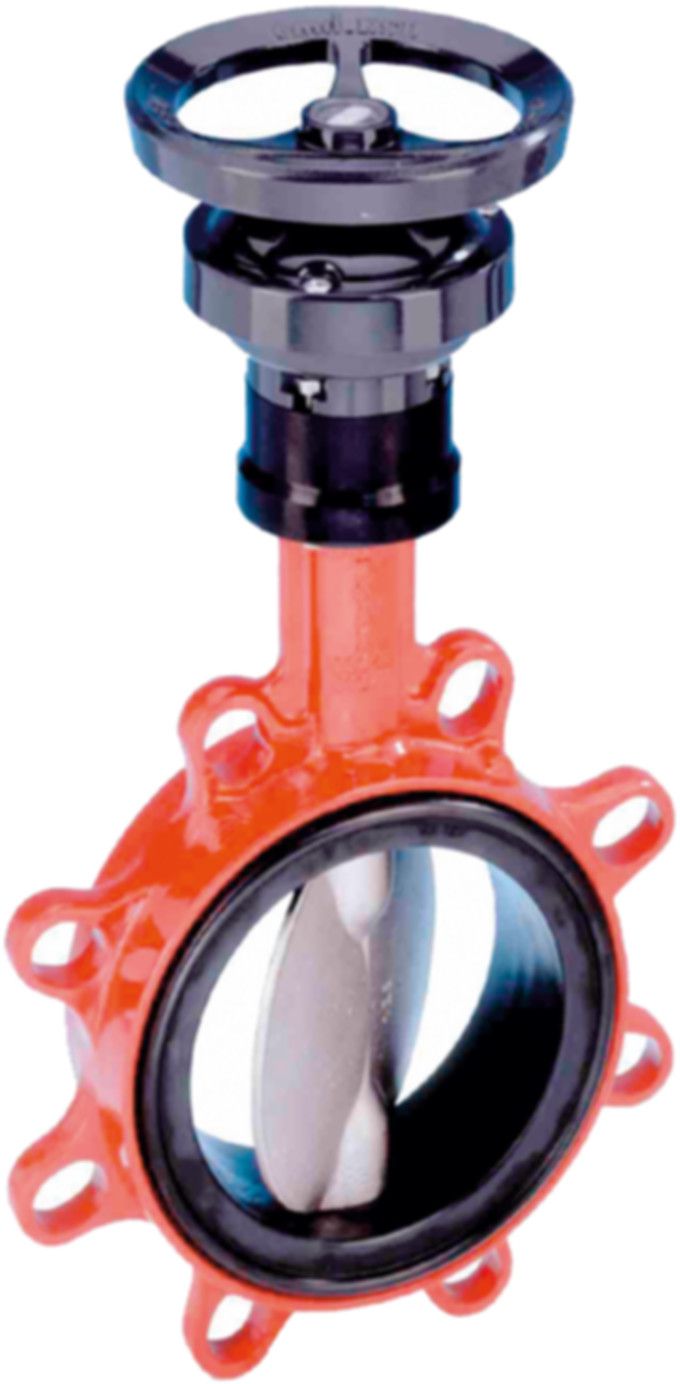 Absperrklappen mit Getriebe KSB Boax-S