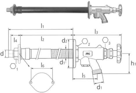 Garten-Armaturen / Auslaufventile