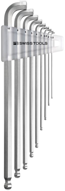 PB Winkelstiftschlüssel-Satz 6kt. PB 2222.LH-10, 90°-100º - Schraubenzieher