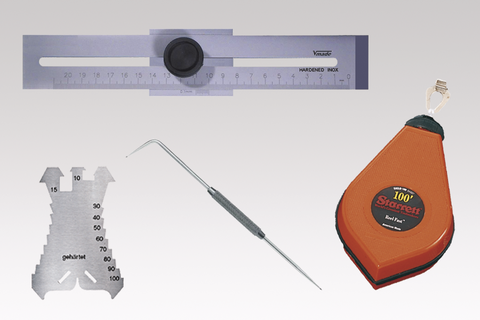 Anreissen und Signieren