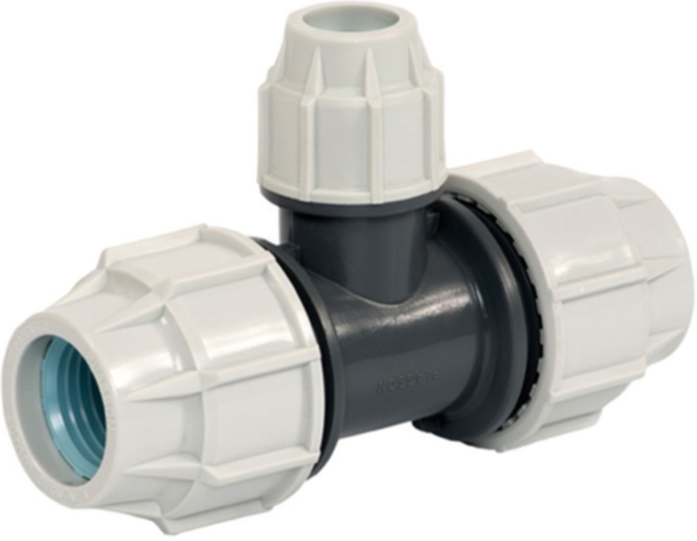 T 90° reduziert 7340 25mm- 20mm- 25mm - Plasson-Klemmfittinge