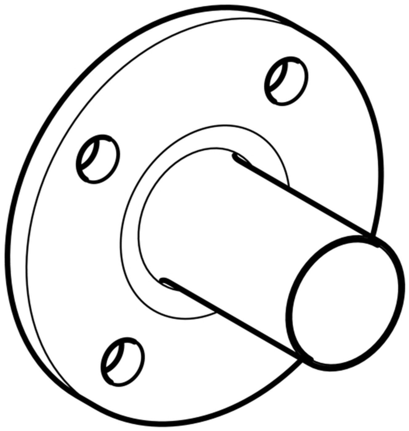 Flansch m/Steckende PN10/16 35mm 23786 - Mapress-Heizungs-Formstücke