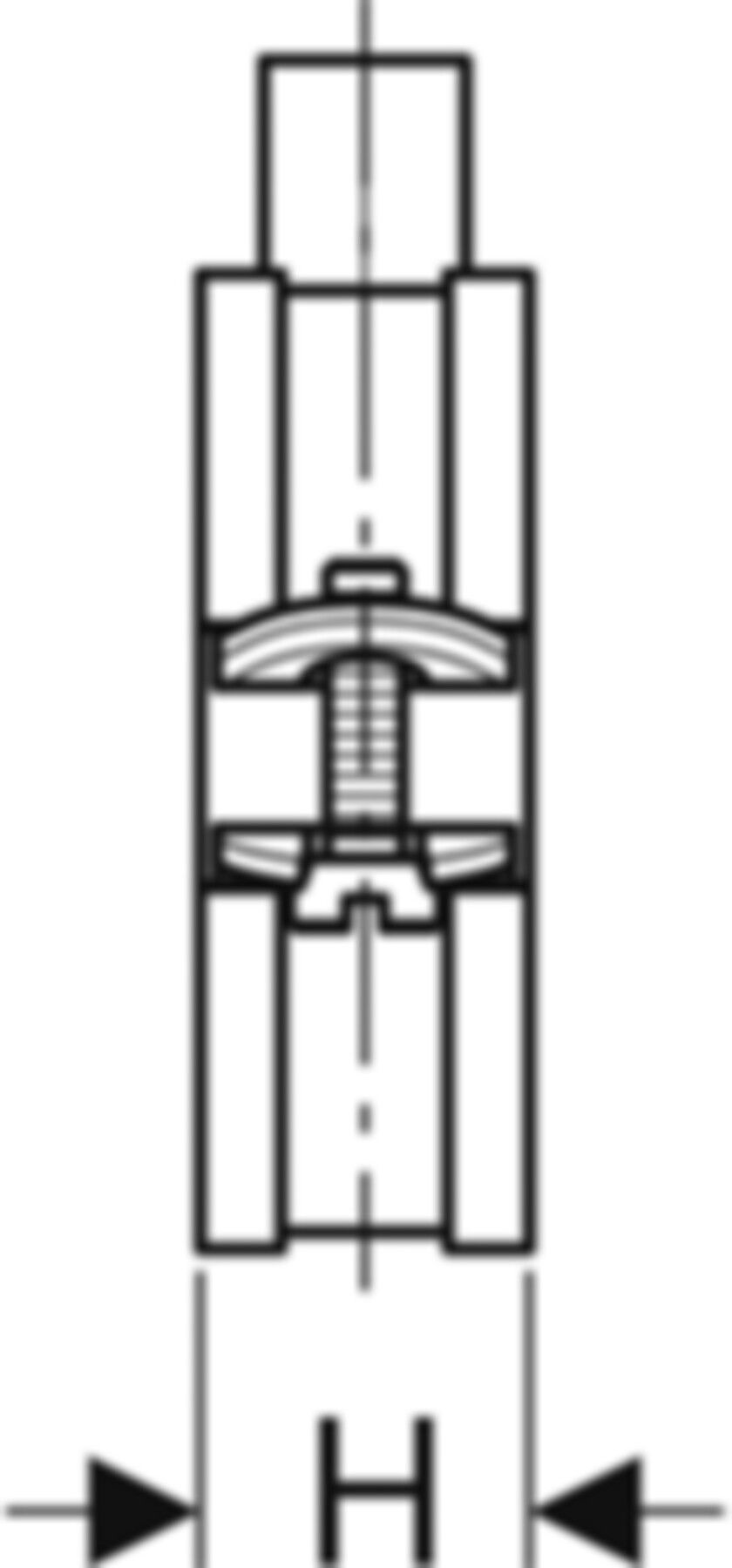 Wandscheibenhalterung 15mm 90282 - Mapress-Sanitär-Presssystem-Formstücke