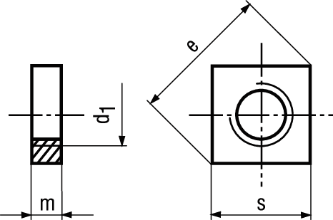 4-kt Mu Stahl vzb BN145 DIN562 M2,5 - Bossard Schrauben