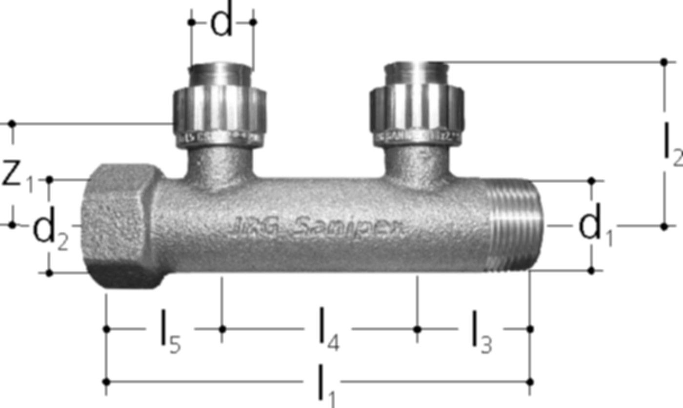Verteiler +GF+ JRG Sanipex