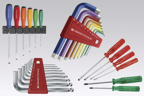 Schraubenzieher- und Inbusschlüsselsätze