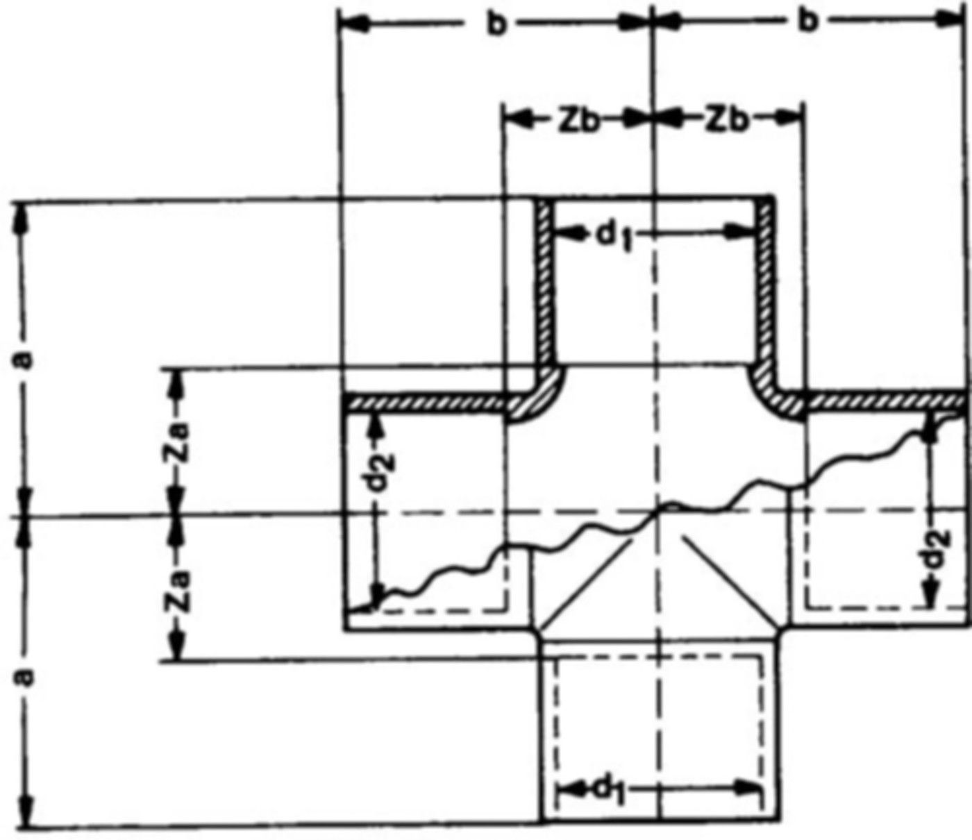 Löt-Kreuz 7180 18 mm 767 181 008 - GF Lötfittings