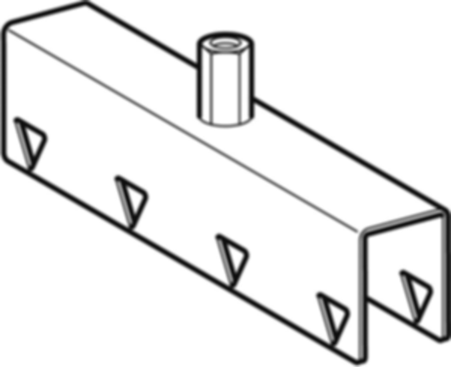 Verbindungselement M10 362.864.26.1 - Geberit-Dachentwässerung