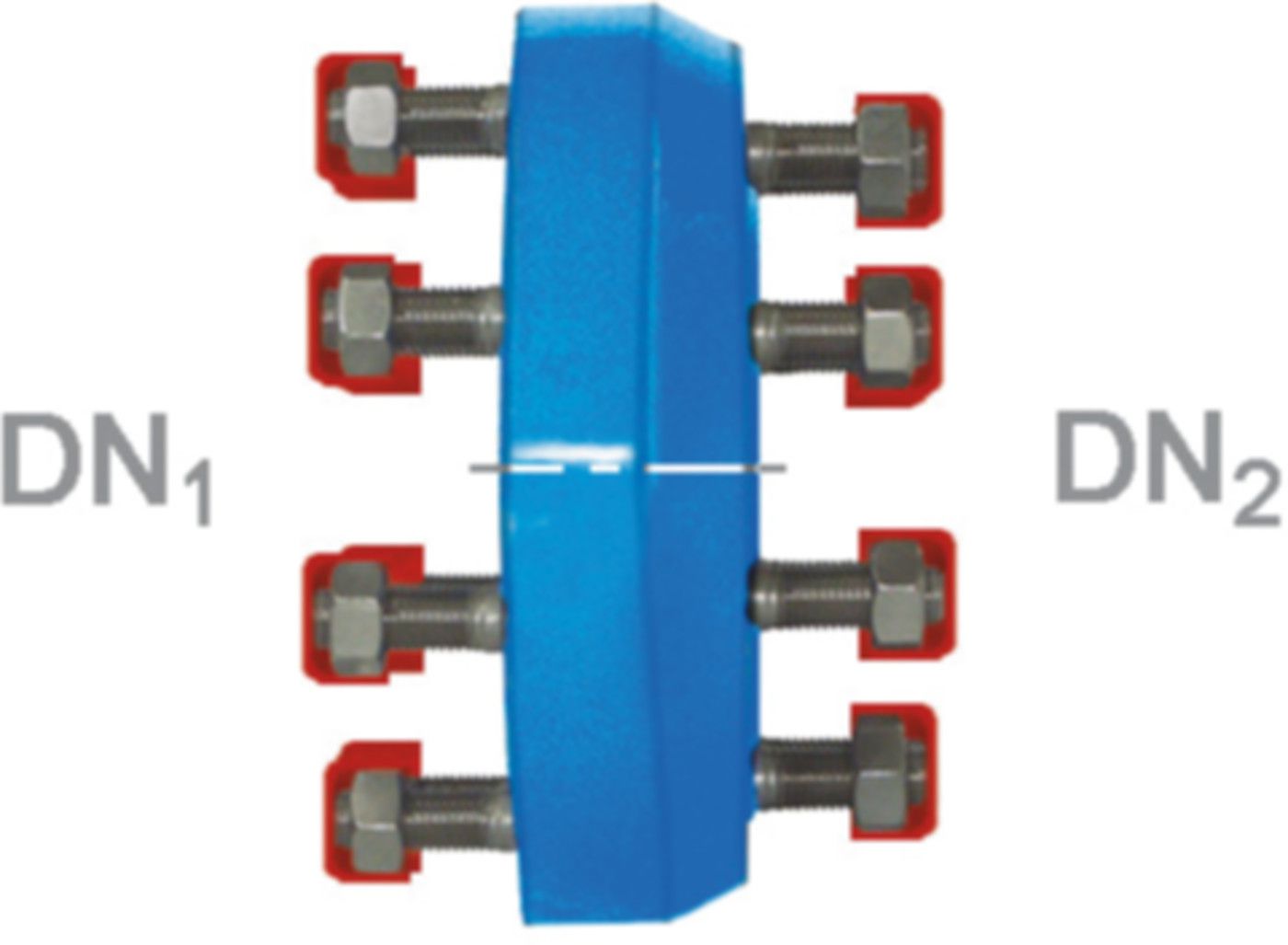 Reduzierflansch beidseitig Fig. 2085 DN 200/150 PN 16 - Von Roll Flanschenformstücke