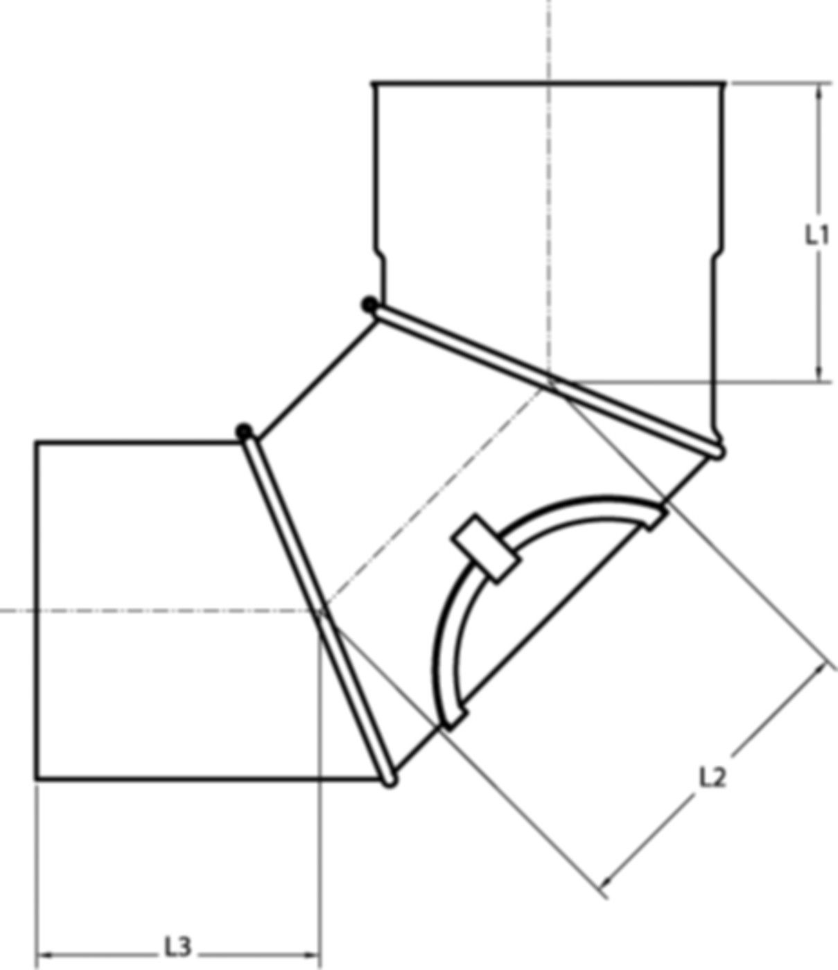 K-Bögen 0 bis 90° BRUBA