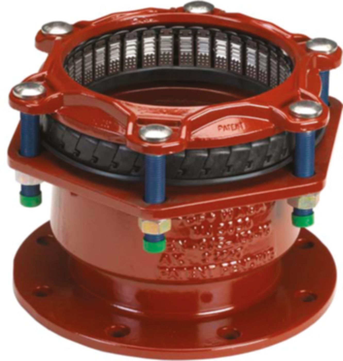 E-Stück, zugfest Typ 3057 DN 125 Spannbereich 132-155mm 709 355 218 - GF Waga-Multi/Joint