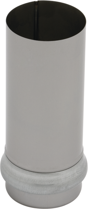 Schiebestücke 25 cm 75/ 92 mm 270 "Strubline" - Cr-Ni Spenglereihalbfabrikate