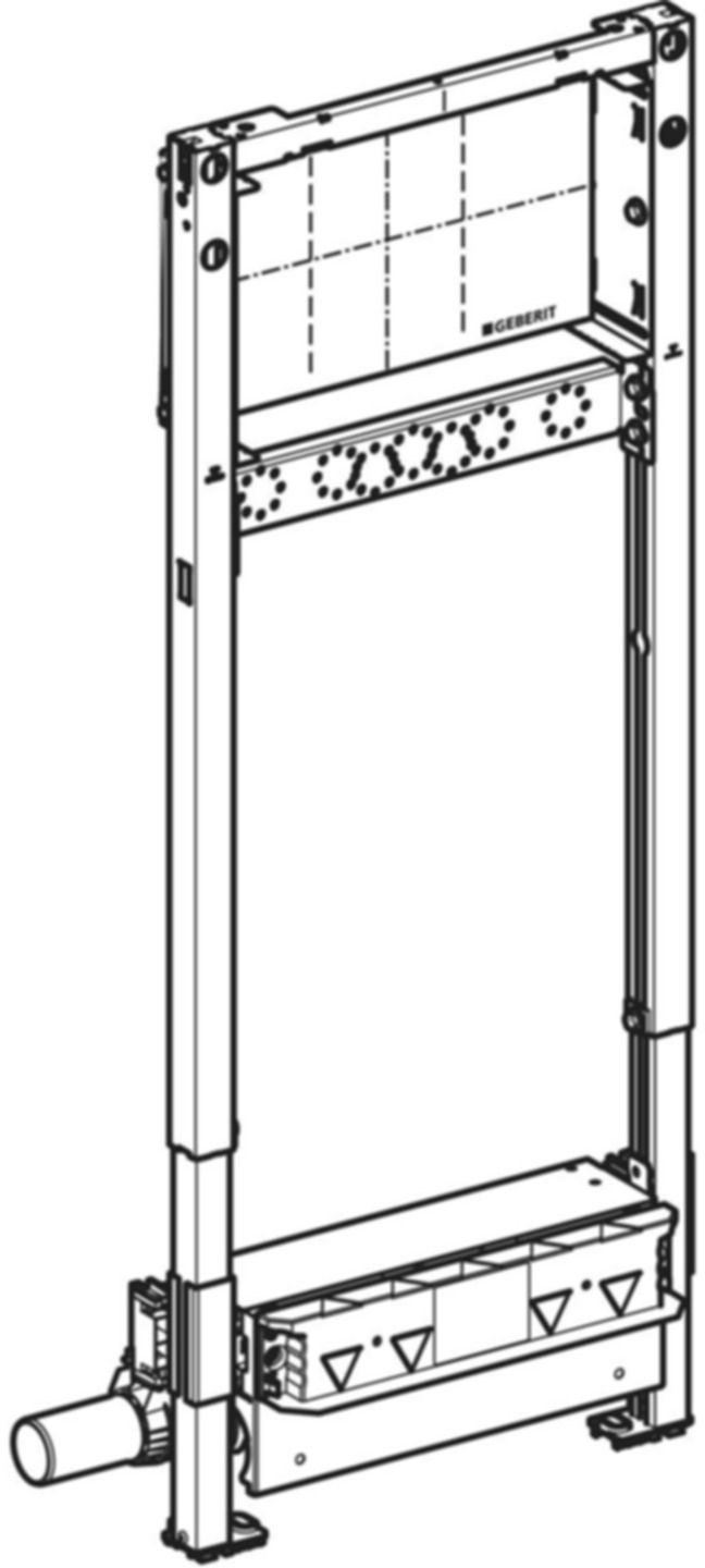 Duschelement mit Wandablauf 111.584.00.2 Typ 130 56mm UP-Armatur - Geberit-Duofix