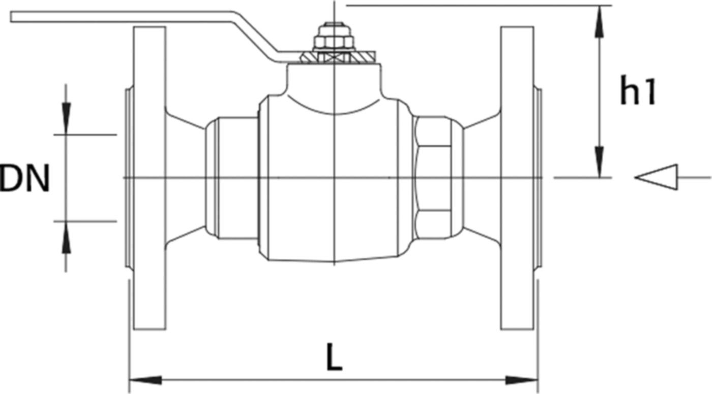 RMA Kugelhahn mit Flanschen für Gas PN 5 Typ HKSF DN 80 - Wild Gebäudeeinführung