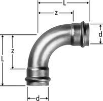 Bögen NUSSBAUM Optipress-Gaz