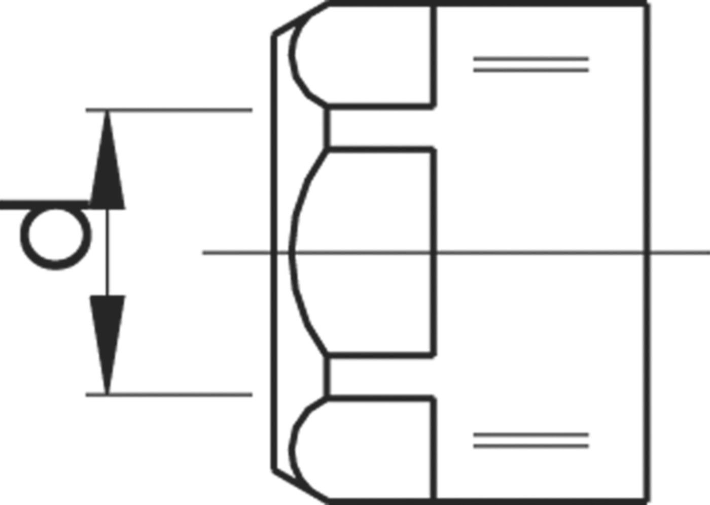 Kappe für Klemmverbindung 20 mm 3211 760 857 073 (760 853 150) - GF Instaflex-Klemmprogramm
