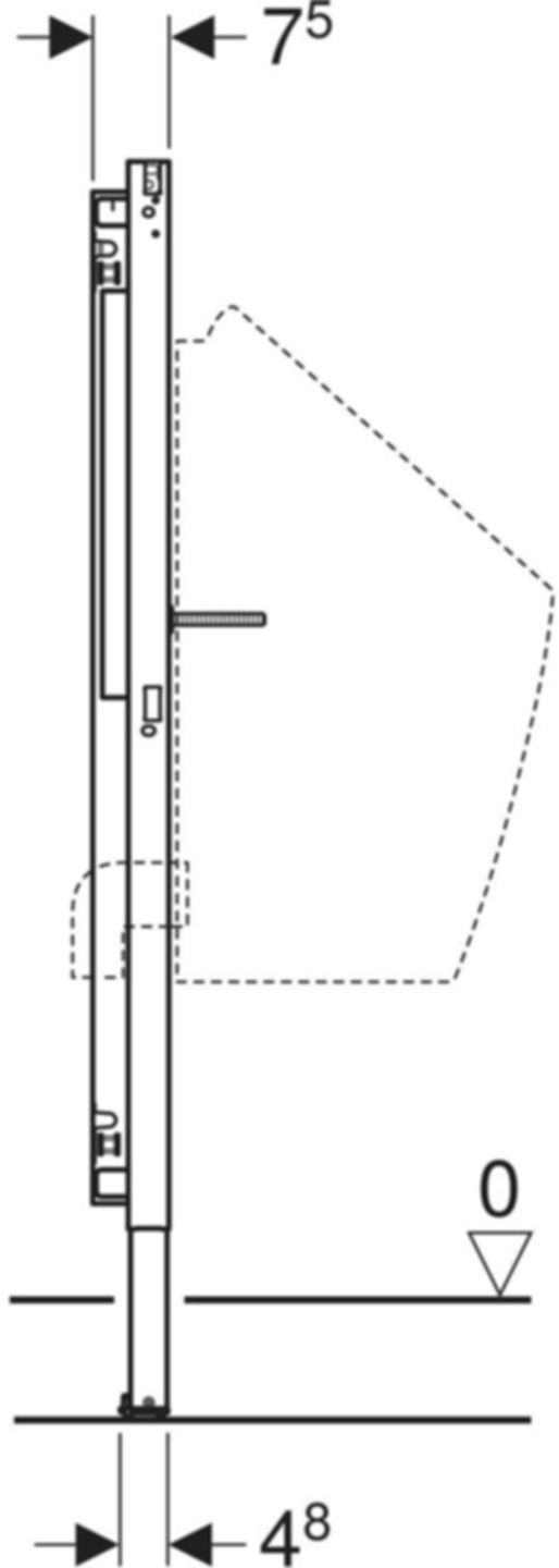 Duofix Urinal-Element 0-Liter Typ 112 111.668.00.2 - Geberit-Duofix