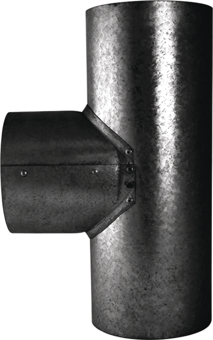 T-Stücke schwarz 90° 120/120mm 825 - Ofenrohre und Zubehör