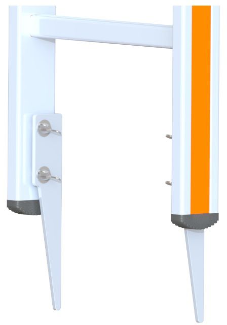 HB Landwirtschaftsspitzen drehbar, montiert, Set à 2 Stk. - Garten