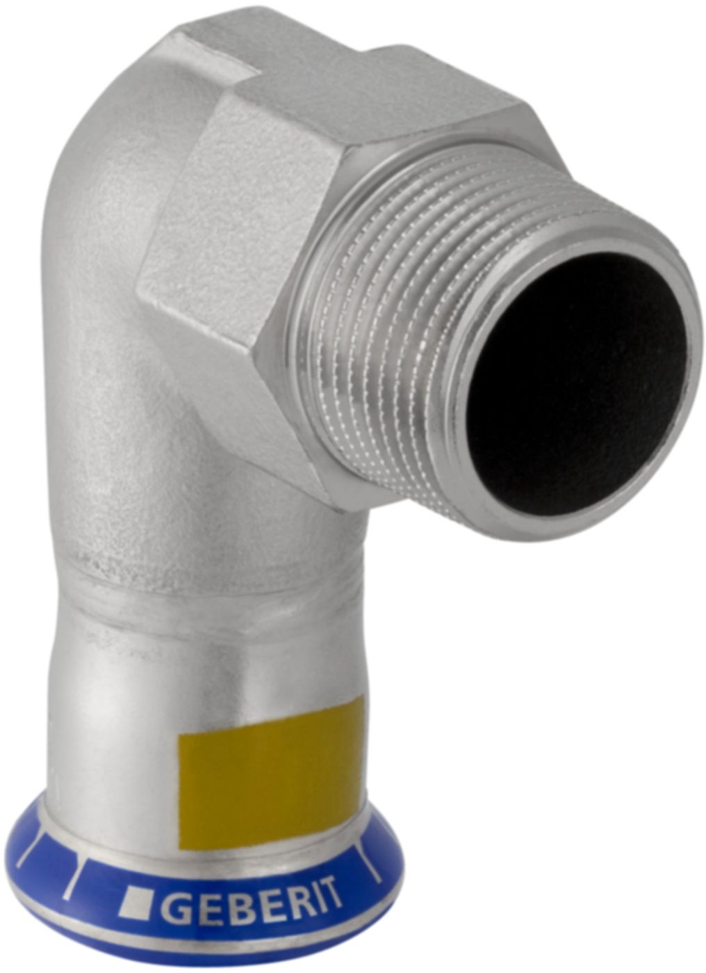 Übergangswinkel 90° m/AG 35mm-5/4" 34153 - Mapress-Gas-Formstücke