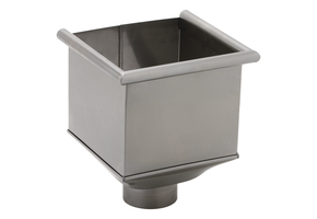 Rinnenkasten o/Stern 180/ 75 mm 151 Wulst 3-seitig "Piccolo" - Cr-Ni Spenglereihalbfabrikate