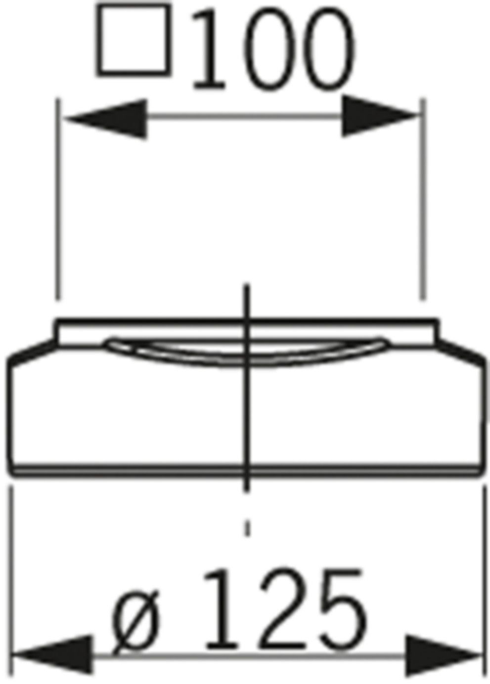 Aufsatzstück m/Cr-Ni-Rost 100 x 100 mm Belastungsklasse K3 2500.77.11 - ACO Passavant Entwässerungstechnik
