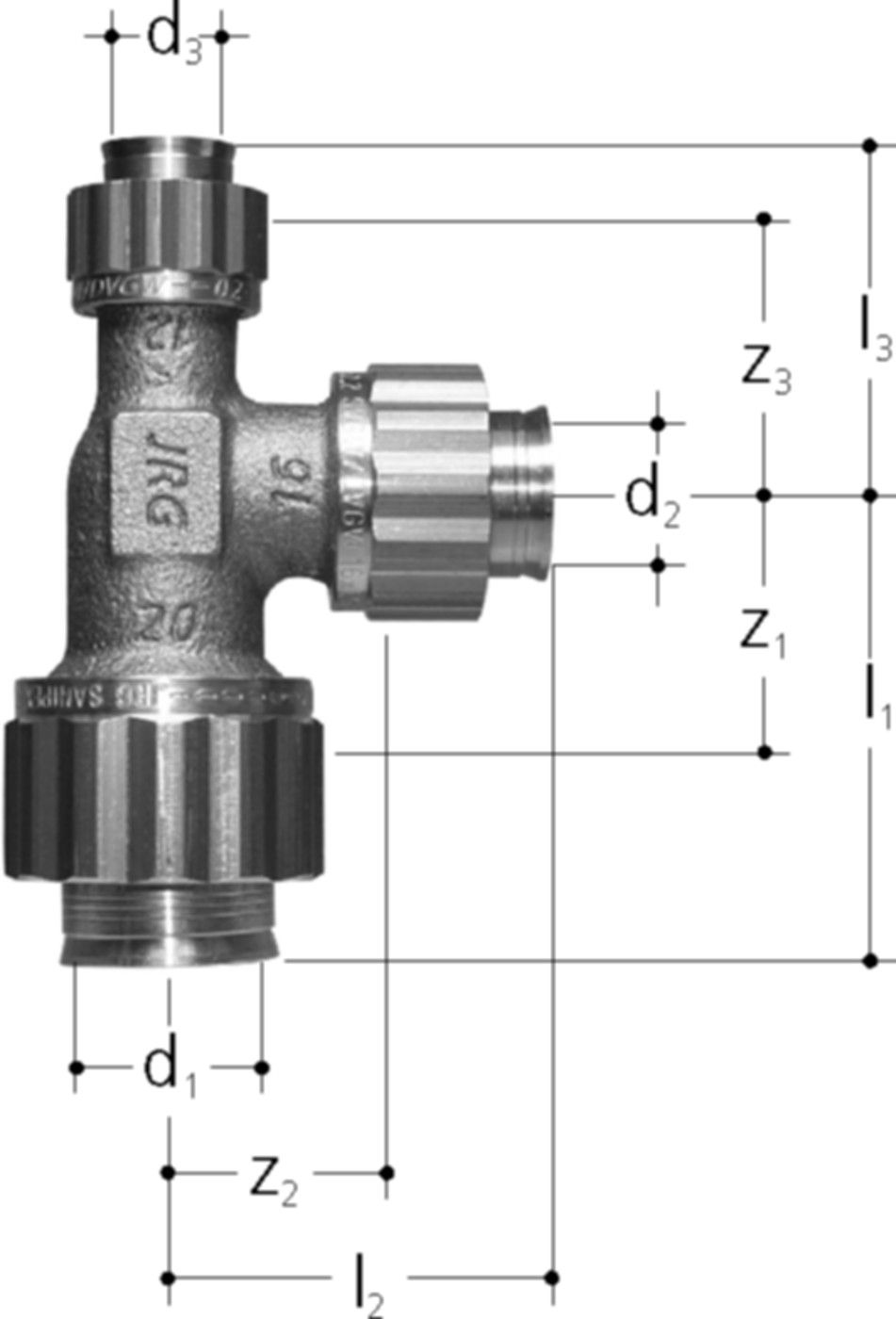 T-Stücke +GF+ JRG Sanipex