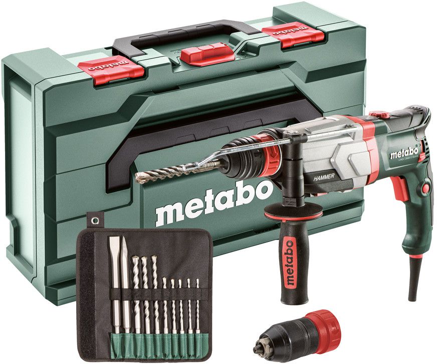 Multihammer UHEV 2860-2 QUICK SET SDS-plus, 10-teilig, in metaBOX - Metabo Elektrowerkzeuge